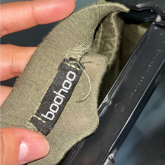 Olive green midi skirt - Picture 5 of 5